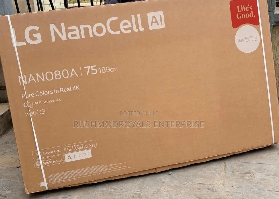 Next-Gen Smart Viewing: LG 75-Inch NANO80A TV With AI Magic Remote