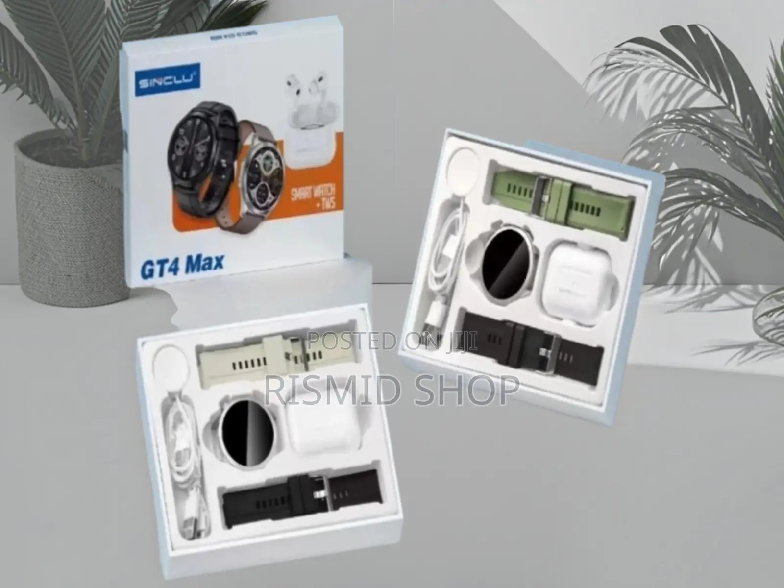 SINCLU GT4 MAX Smart Watch + Wireless Earphones