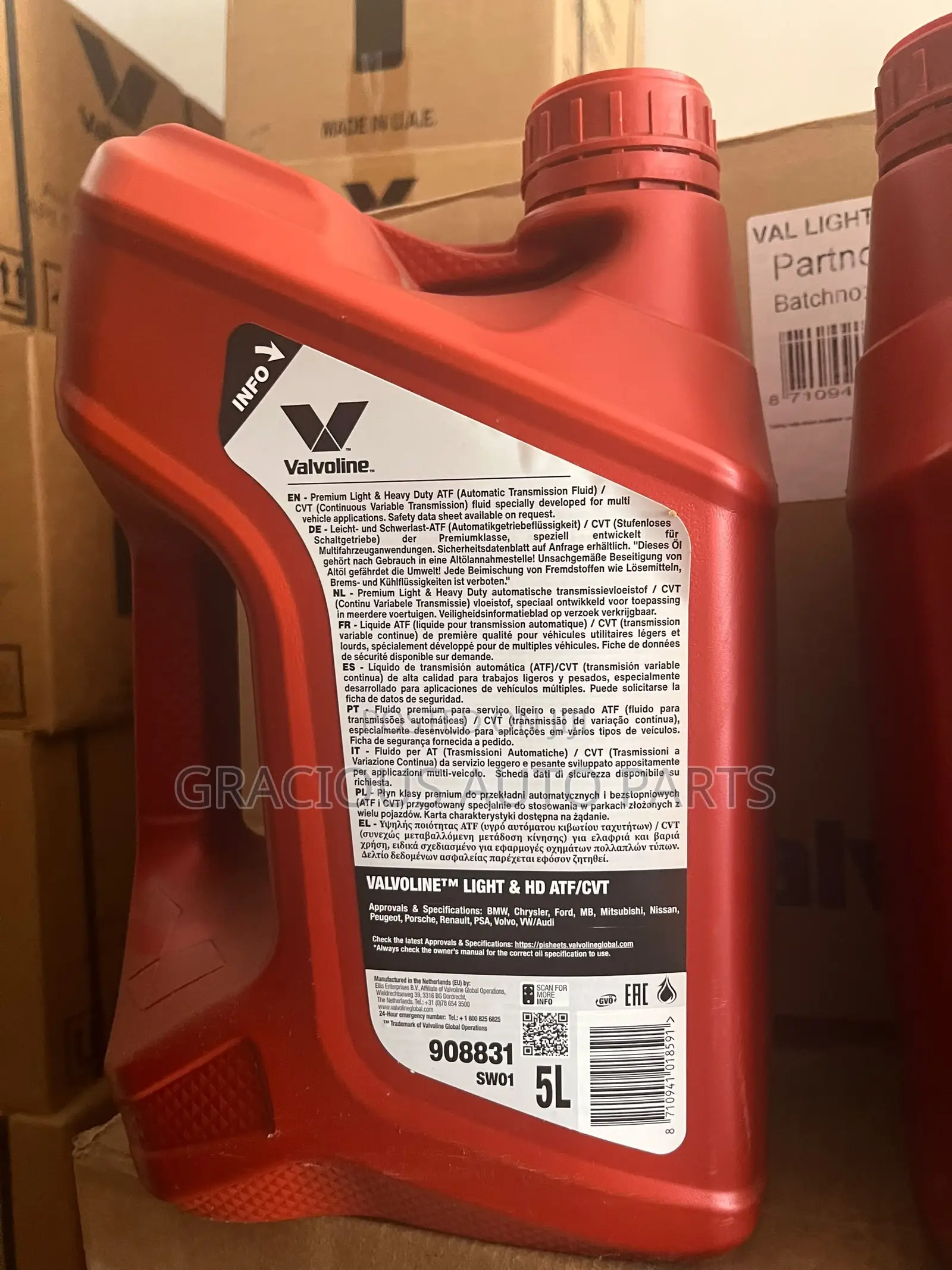Valvoline Light Hd Atf/CVT