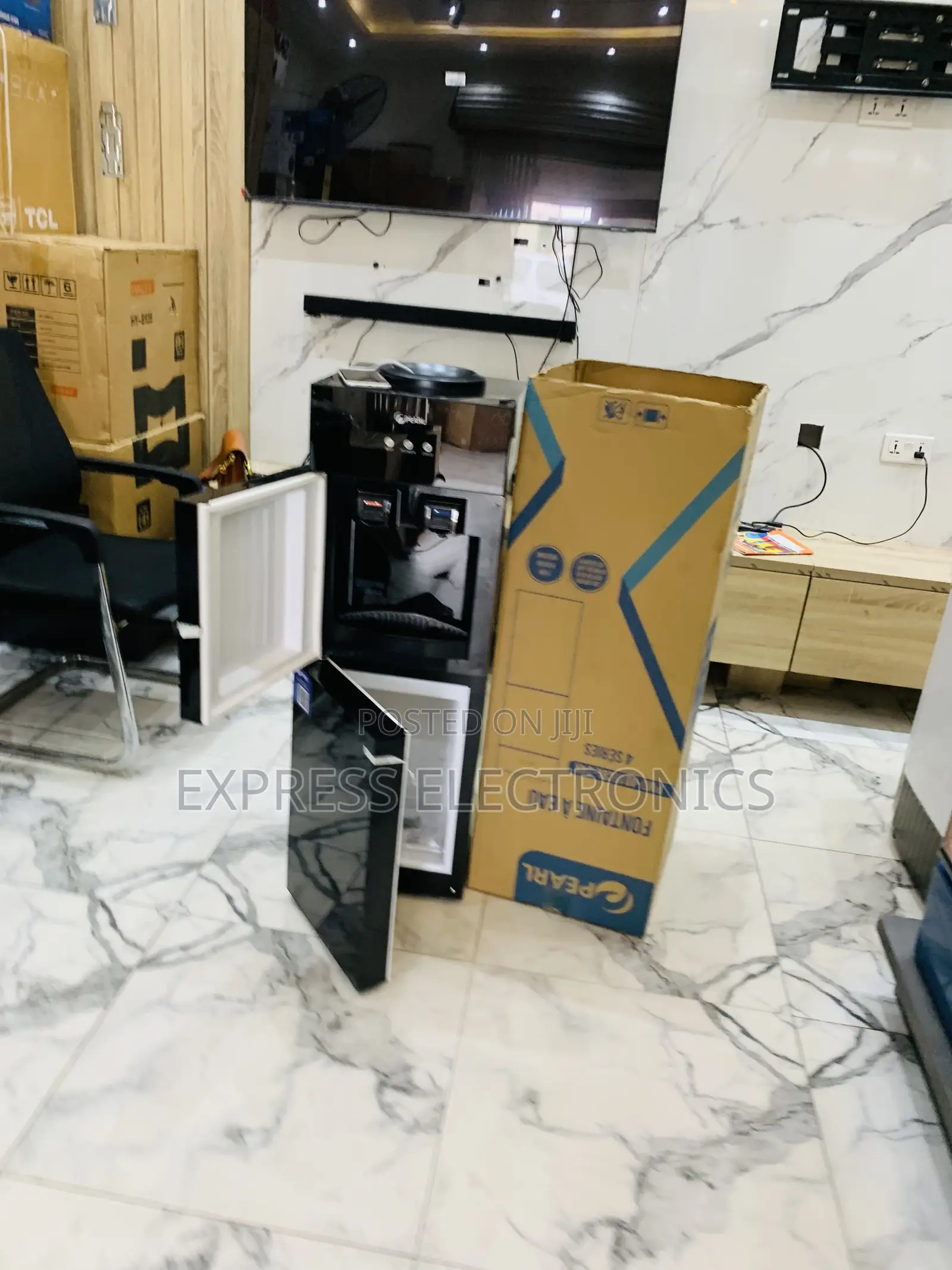 Text Us Pearl PWD-4015 Freestanding Hot Cold Electric Water Dispenser