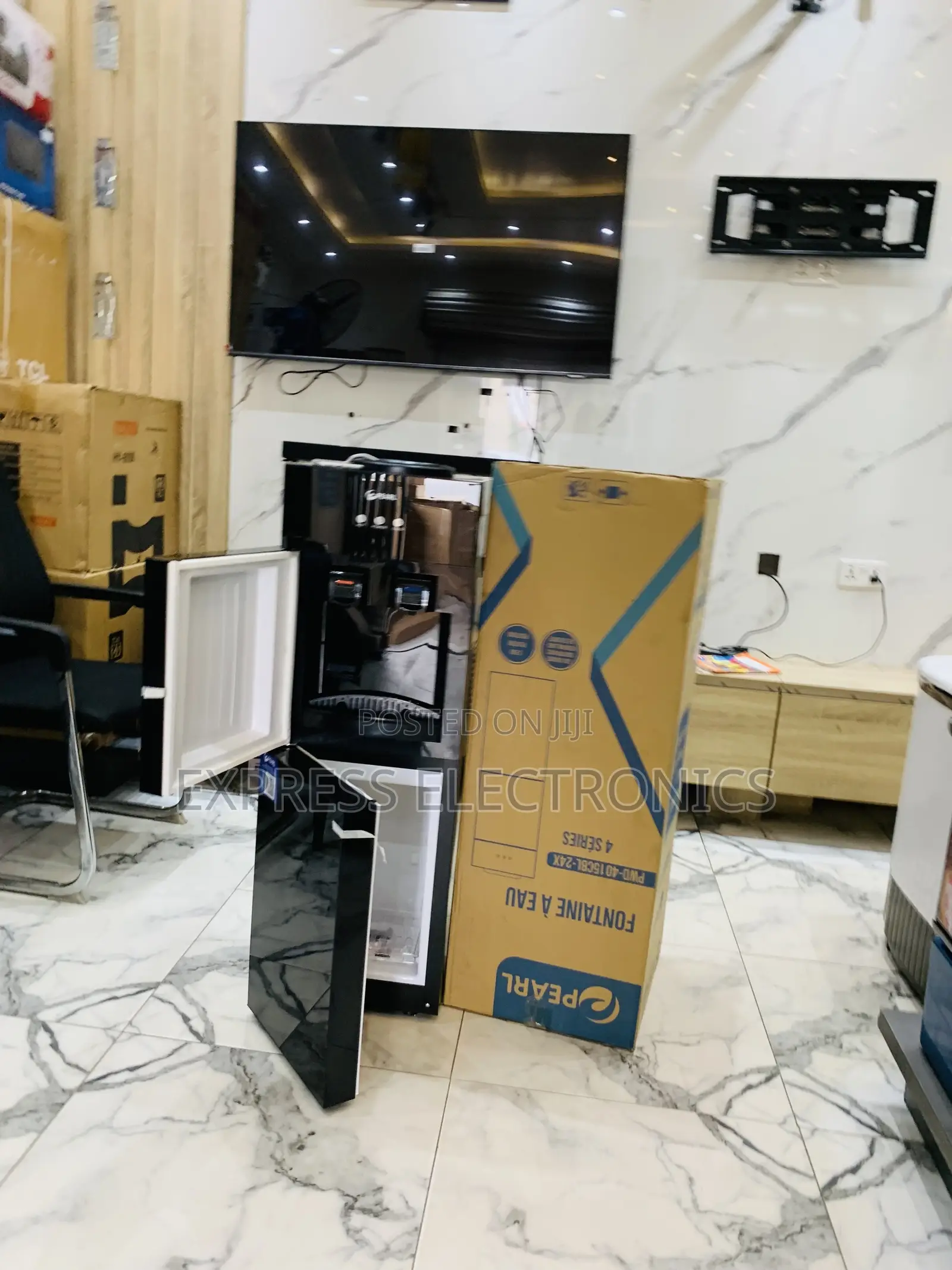 Text Us Pearl PWD-4015 Freestanding Hot Cold Electric Water Dispenser