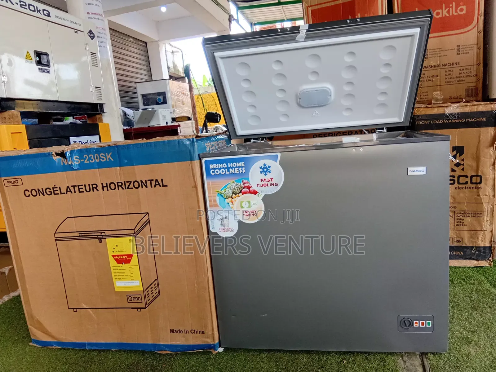 Nasco 195L Chest Freezer – Manual Defrost 195L