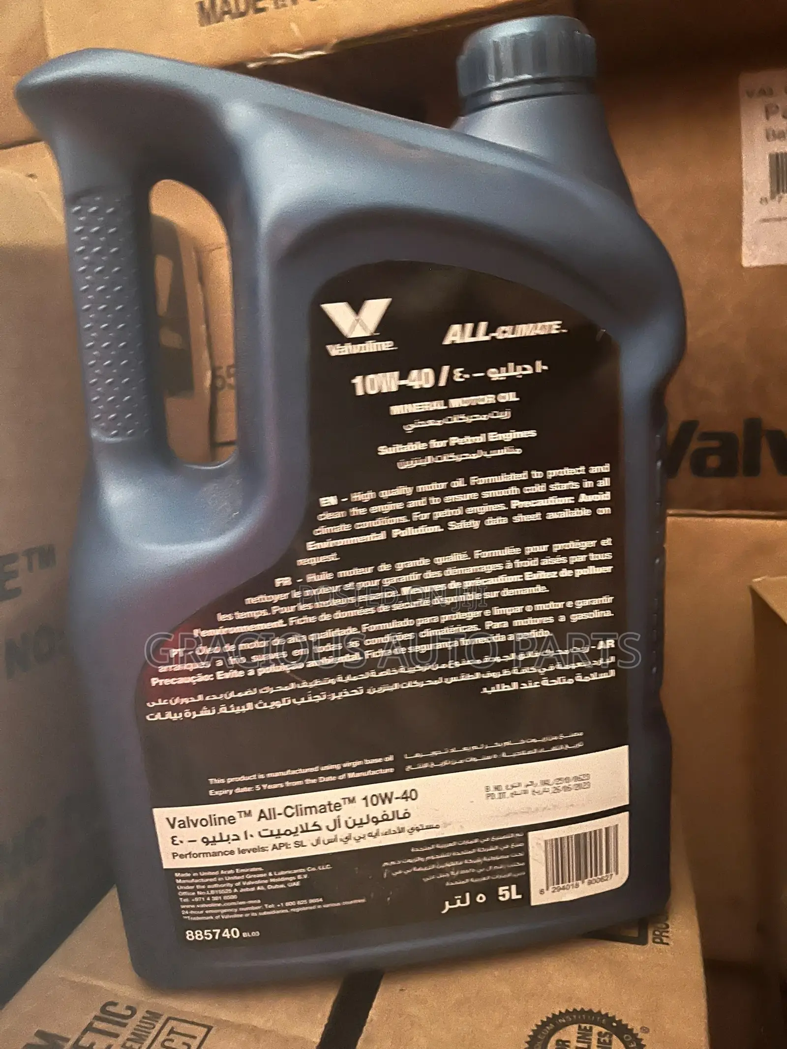 VALVOLINE 10w 40 All Climate