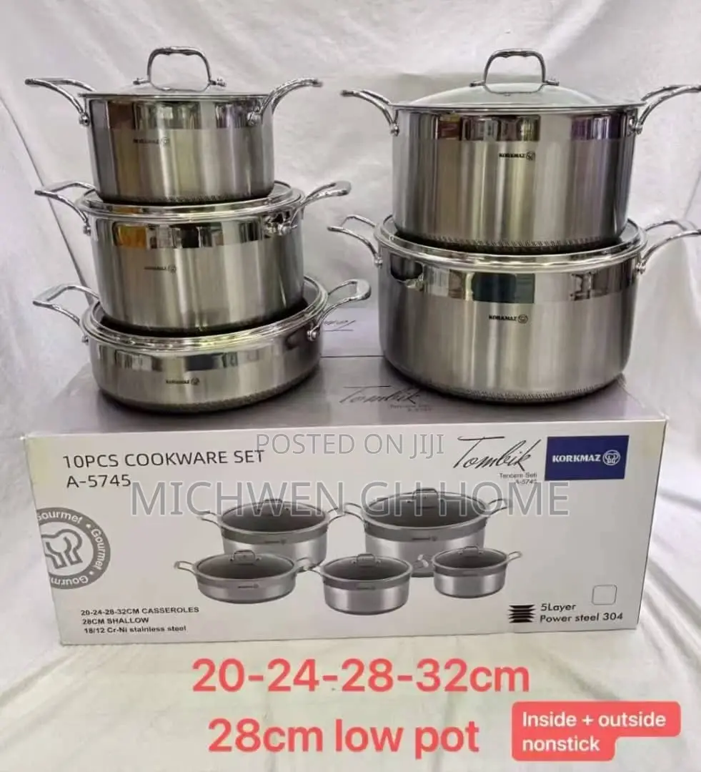 Korkmaz 10pcs Cookware