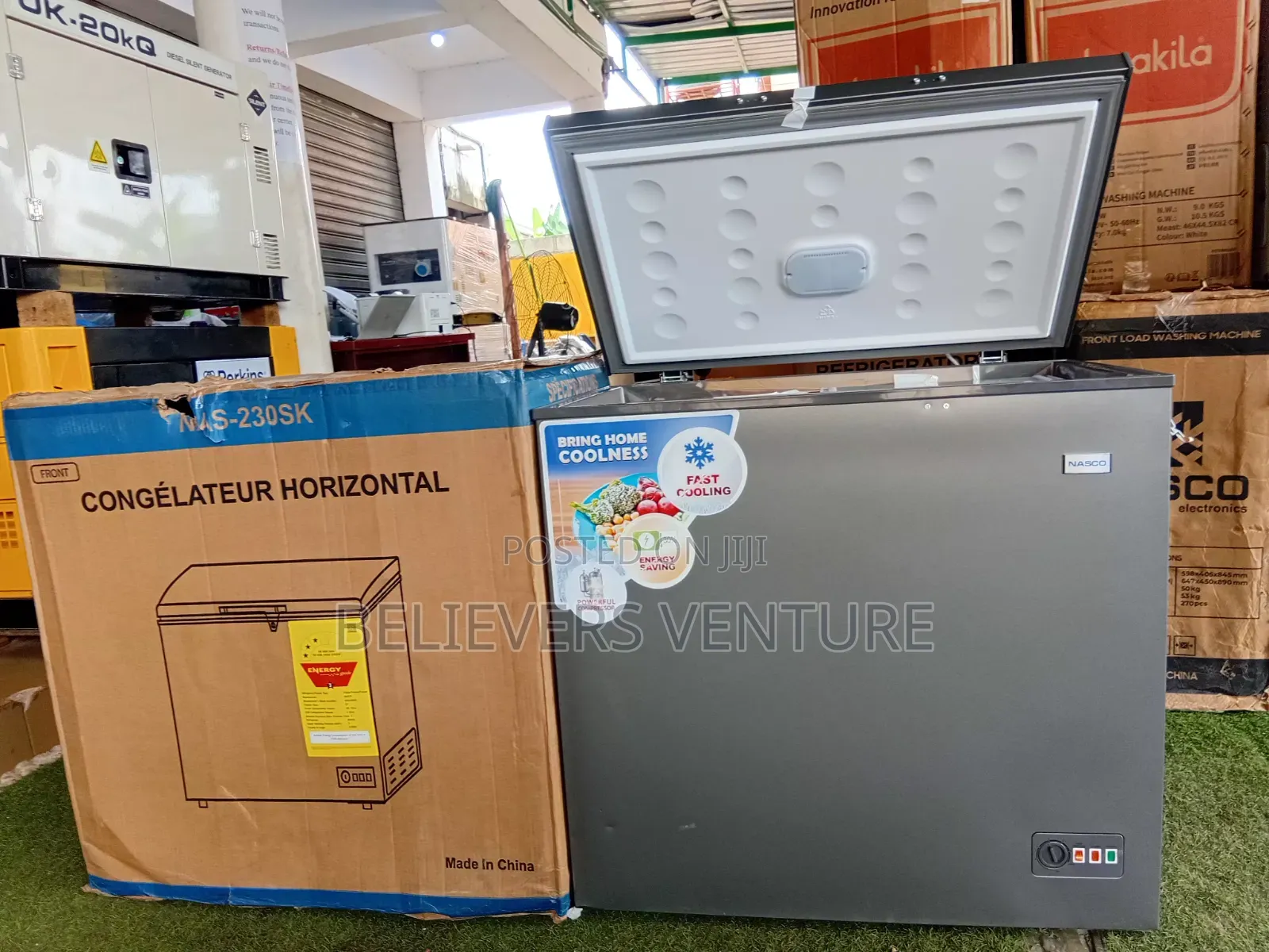 Brand New Nasco 195L Chest Freezer – Large Storage