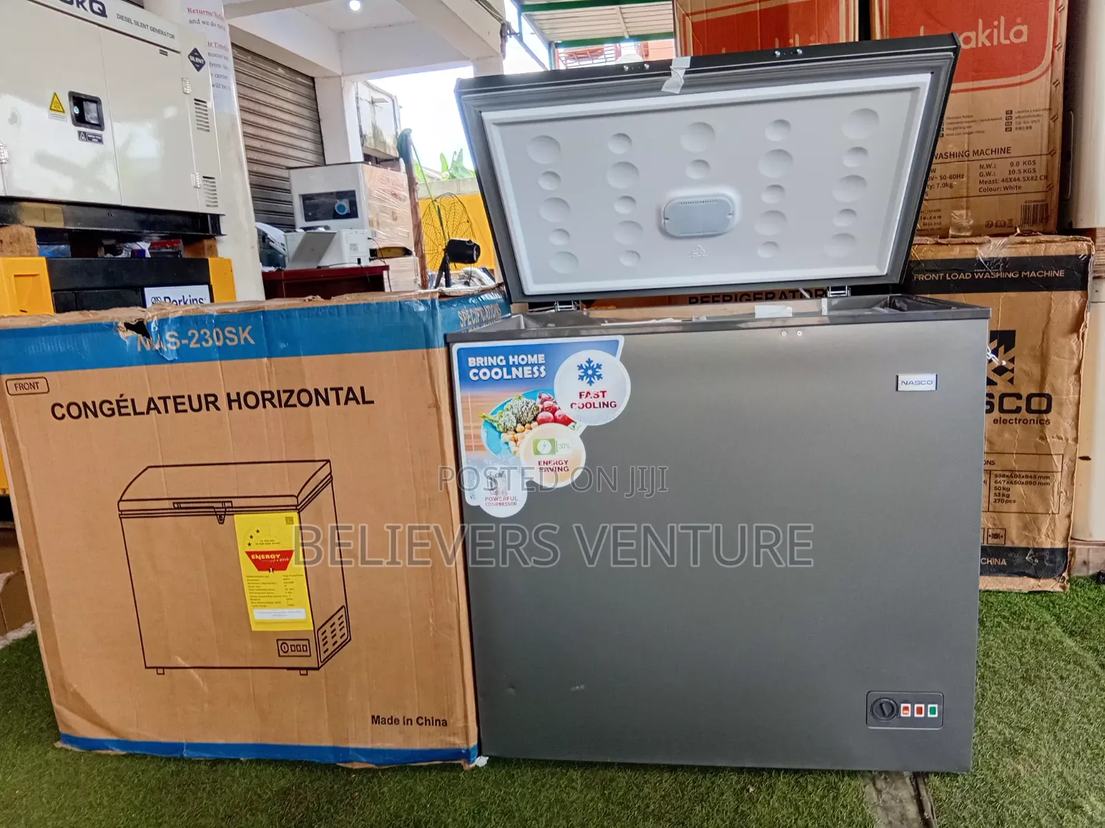 Nasco 195L Deep Freezer – Spacious Storage Capacity