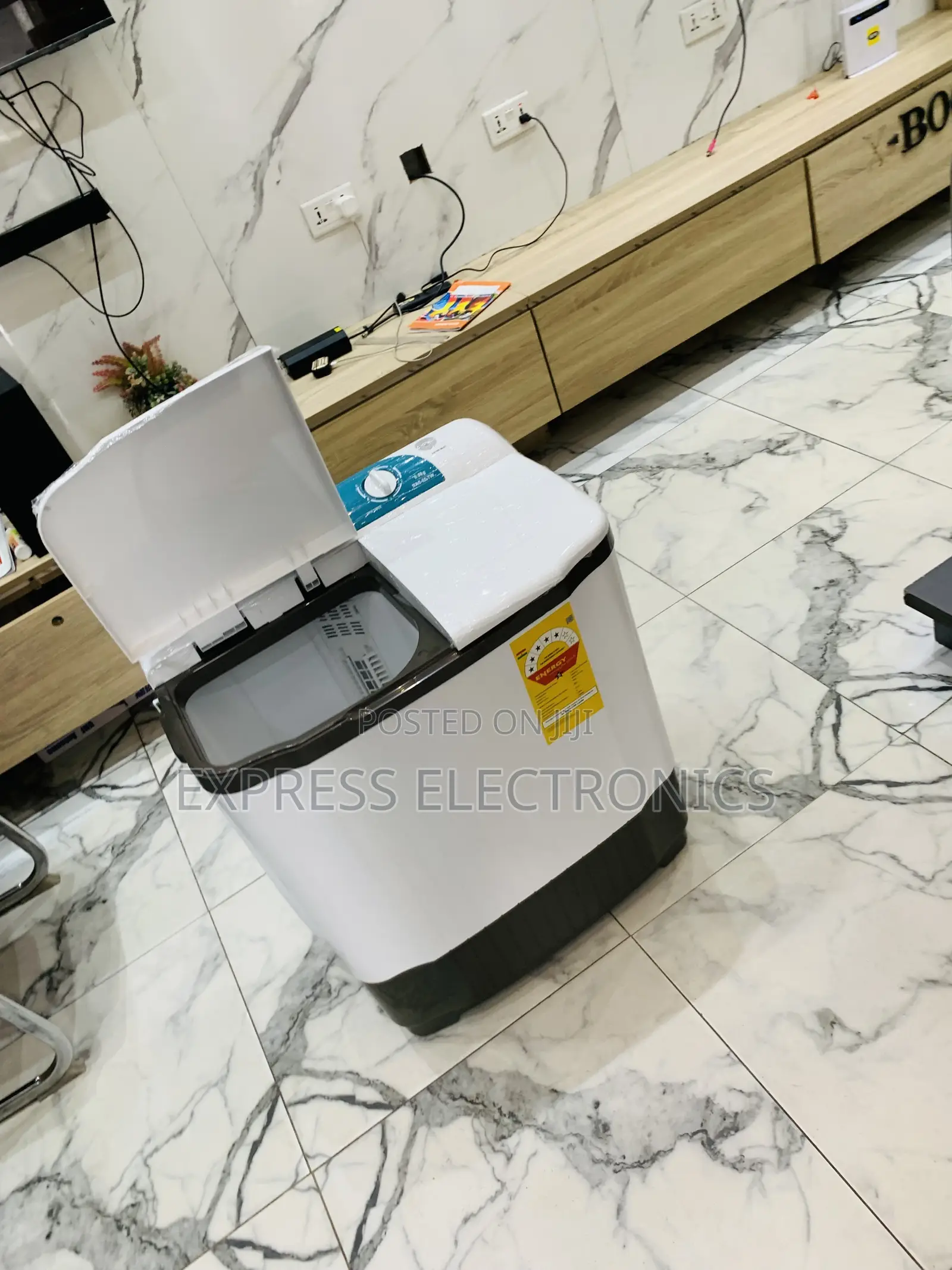 Better Deals Nasco NASTT-B50FL 5kg Twin Tub Washing Machine - White