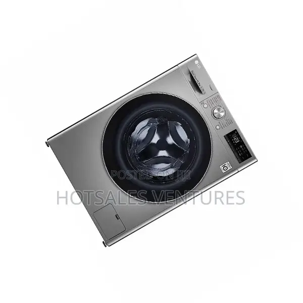 LG 10.5kg Front Load Silver Washing Machine - F4v5ryp2t