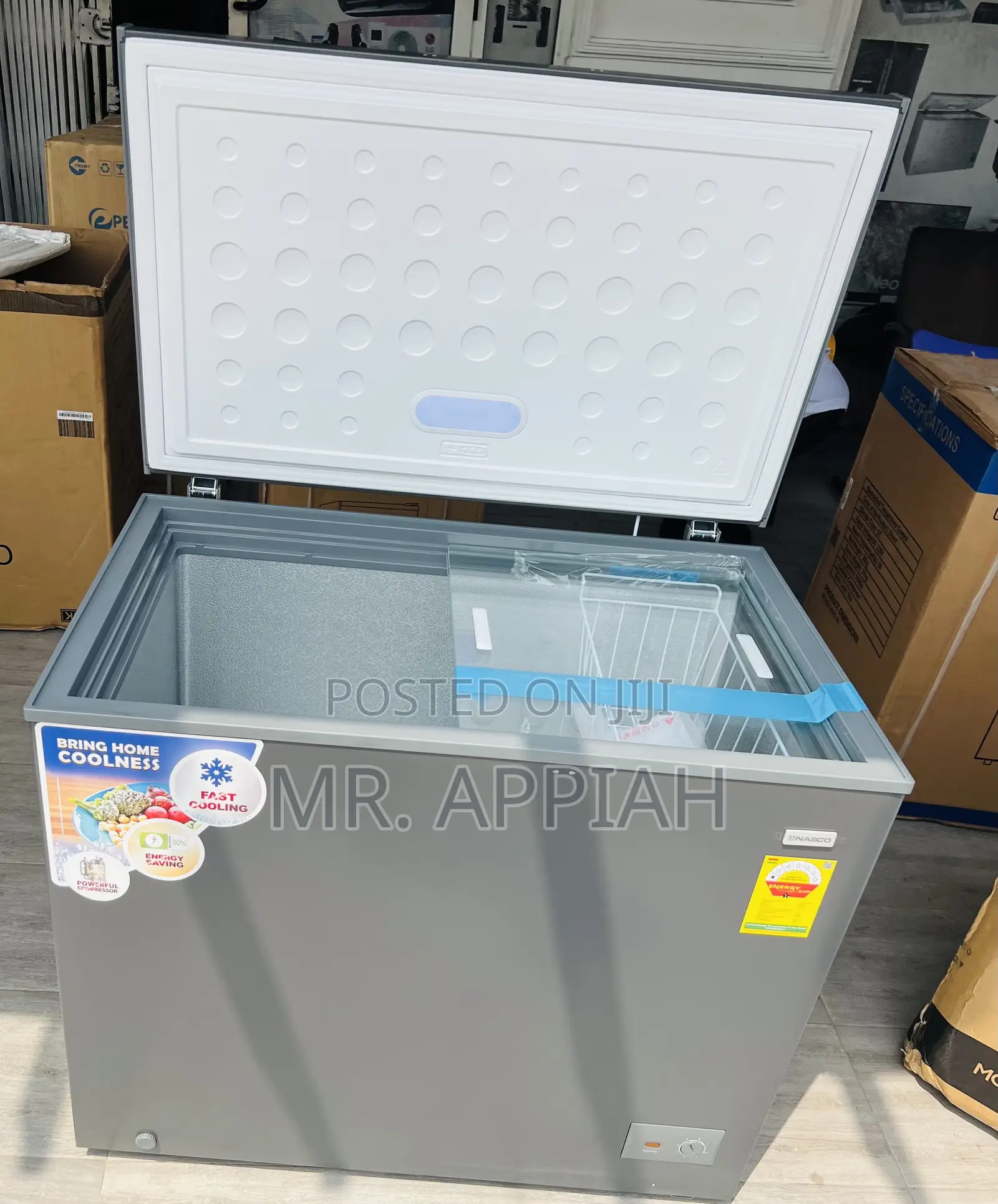 Shop Classic Nasco 238L Single Door Chest Freezer(Gray)Nas300fl