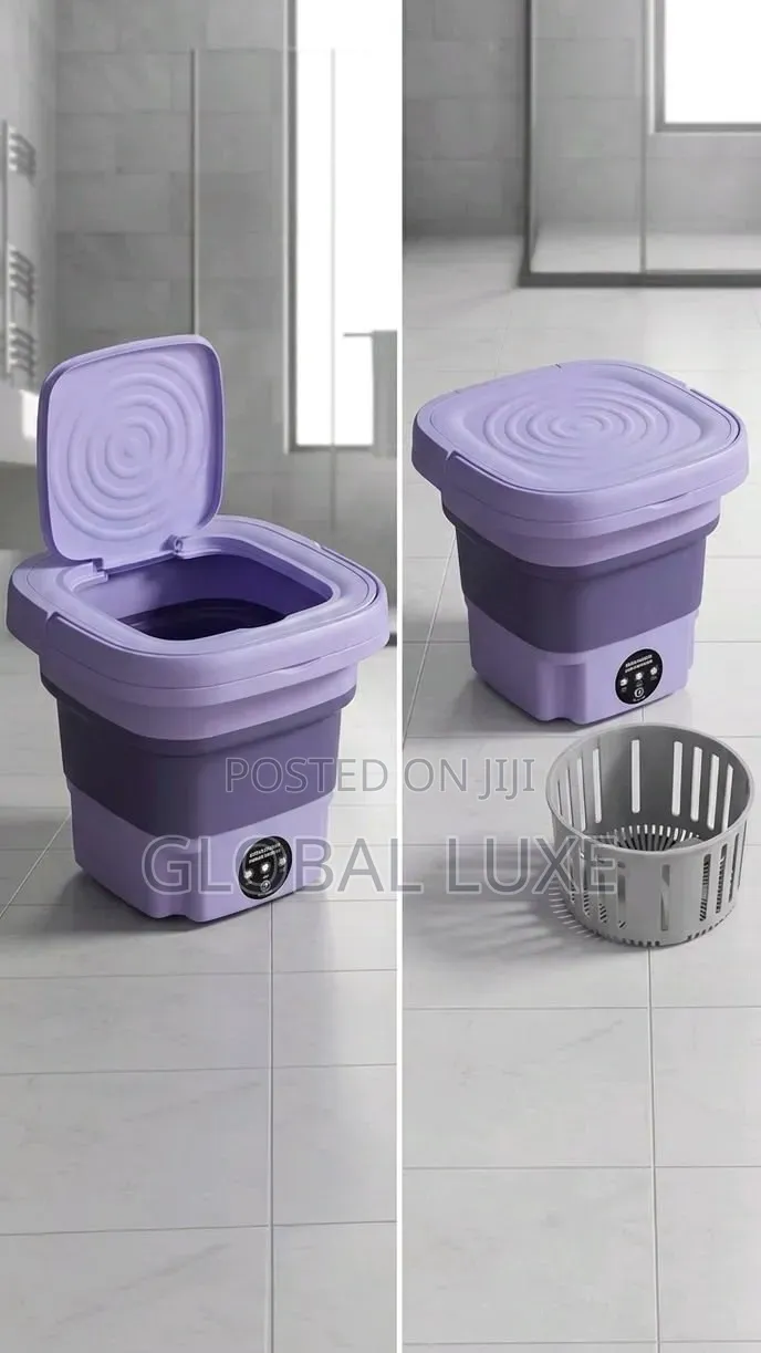 Foldable Mini Washing Machine – Portable Space-Saving