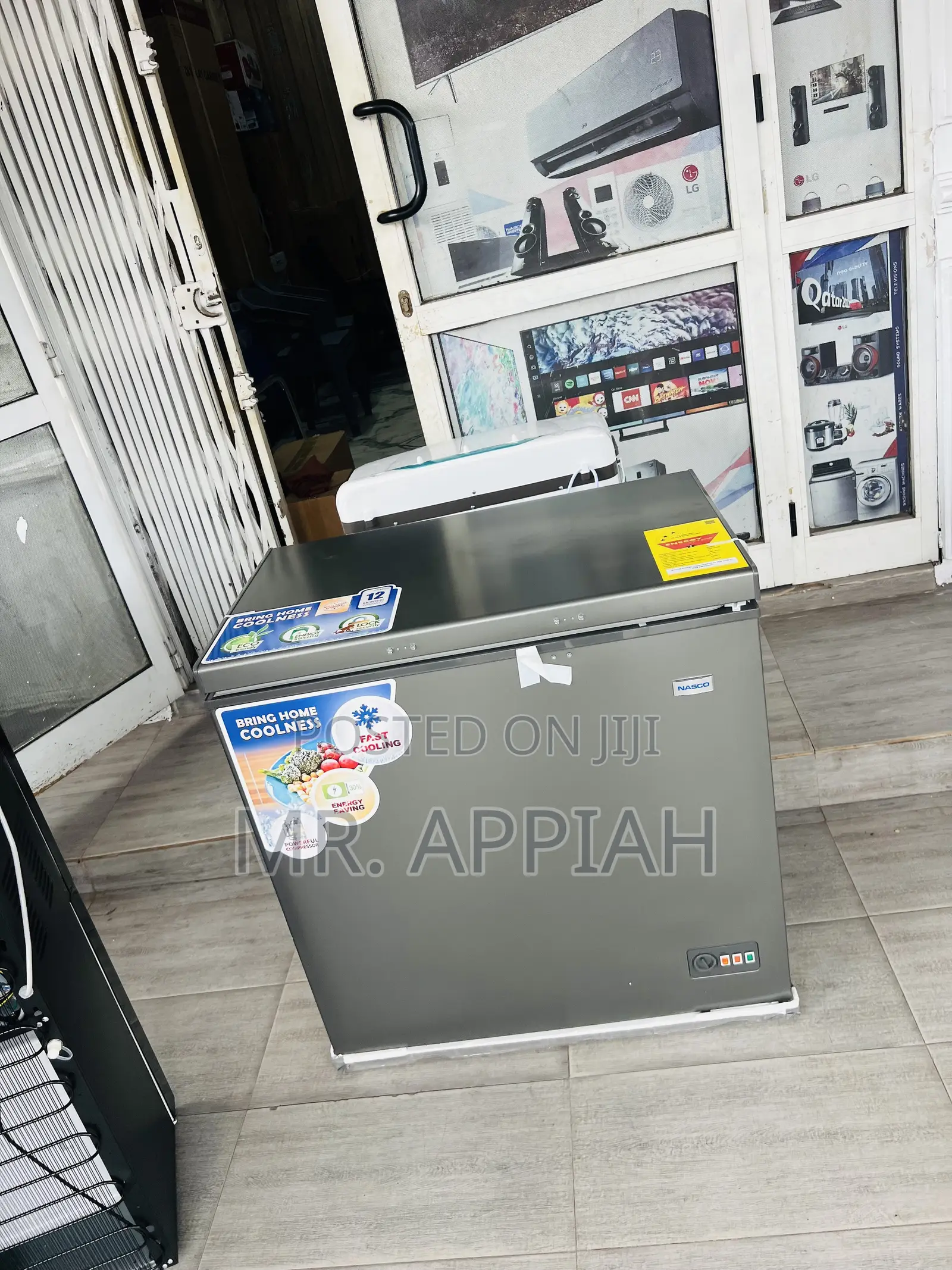 Get Premium Nasco 198L Single Door Chest Freezer(Nas230sk)Gray.