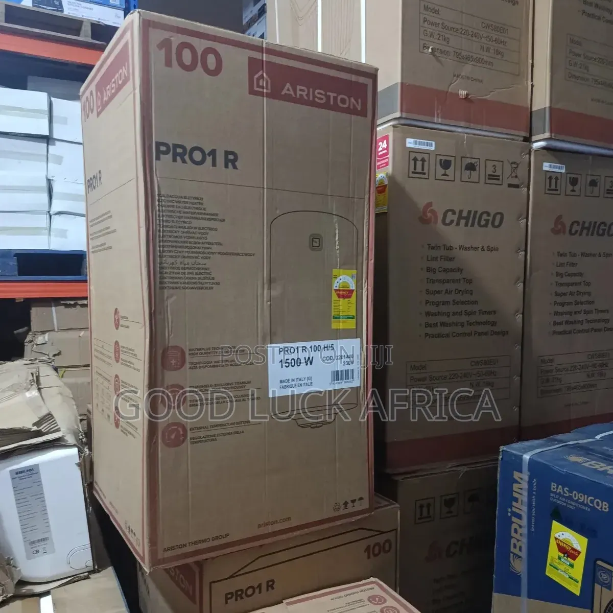 Ariston Pro R Horizontal 100 Litres Water Heater