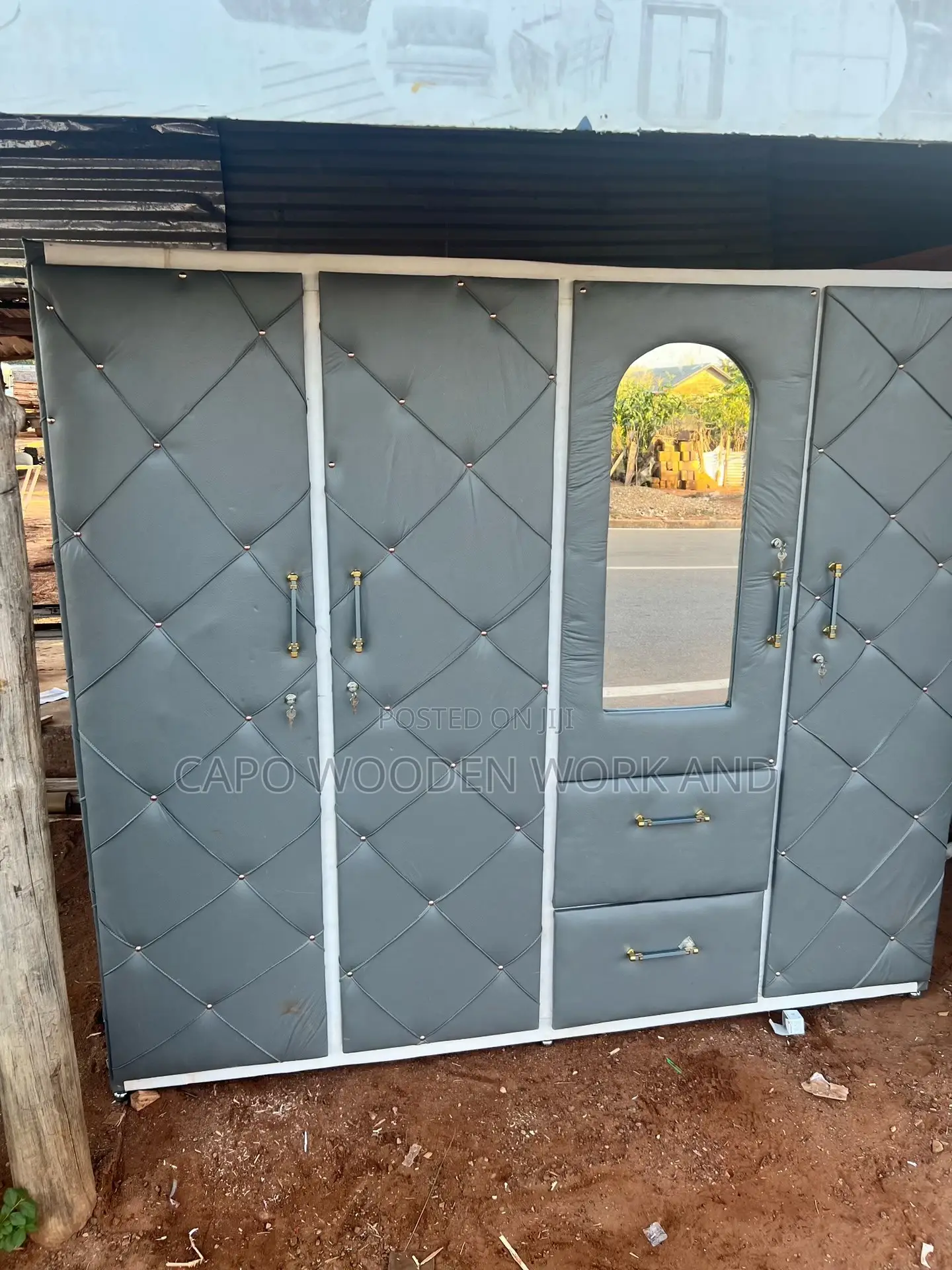 4 in 1 Leather Wardrobe