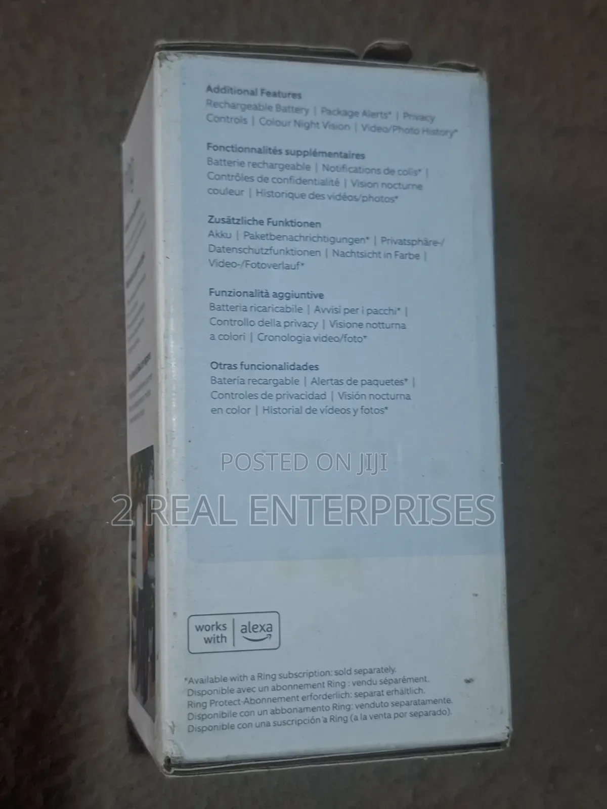Ring Battery Video Doorbell (Satin Nickel Finish)