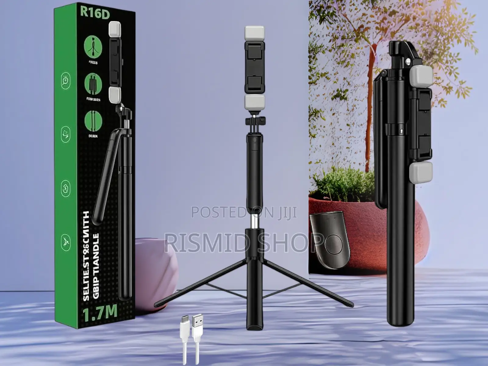 R16D Wireless Remote Selfie Stick Tripod