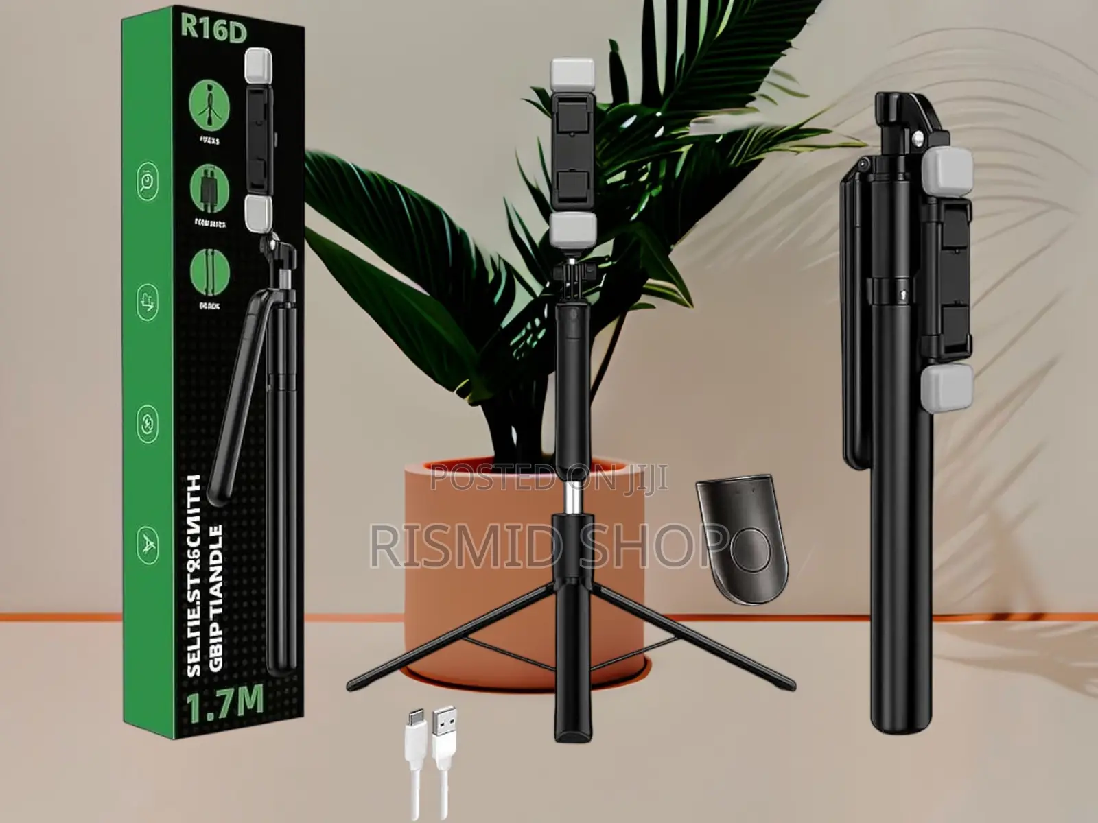 R16D Multifunctional Selfie Stick Tripod