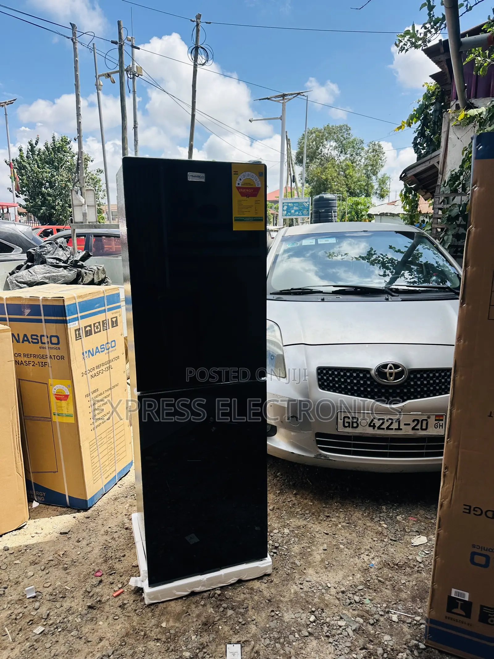 Text Us for Nasco NASD2-24FL 196L Double Door Bottom Freezer Fridge