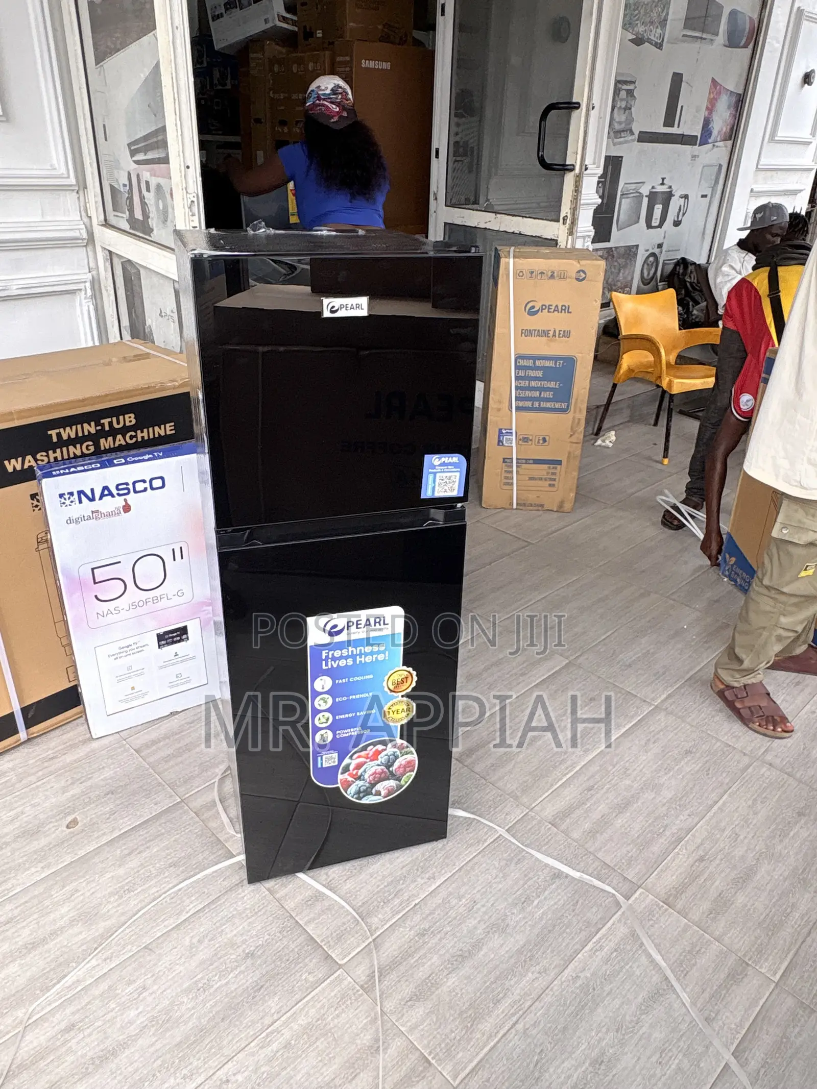 Extremely Unique Nasco Pf 216tbg Top Freezer Fridge(Mirror) Black 