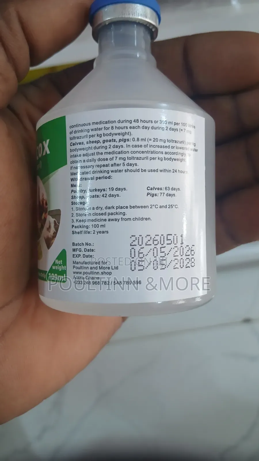 Kel-Cox (Last Treatment for Coccidiosis)