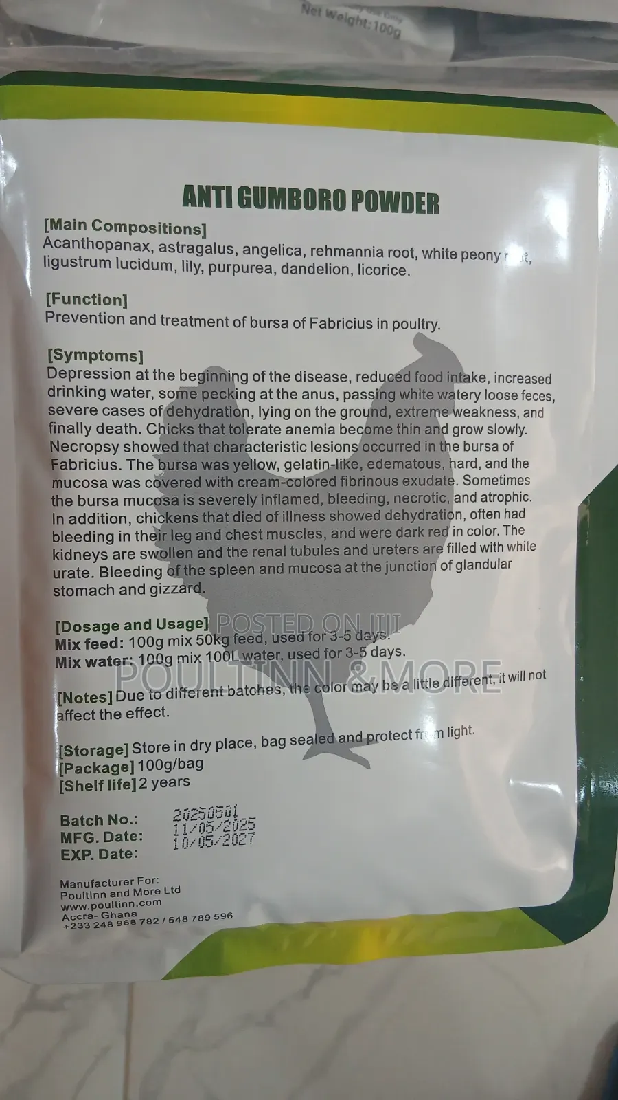 Anti Gumboro Powder