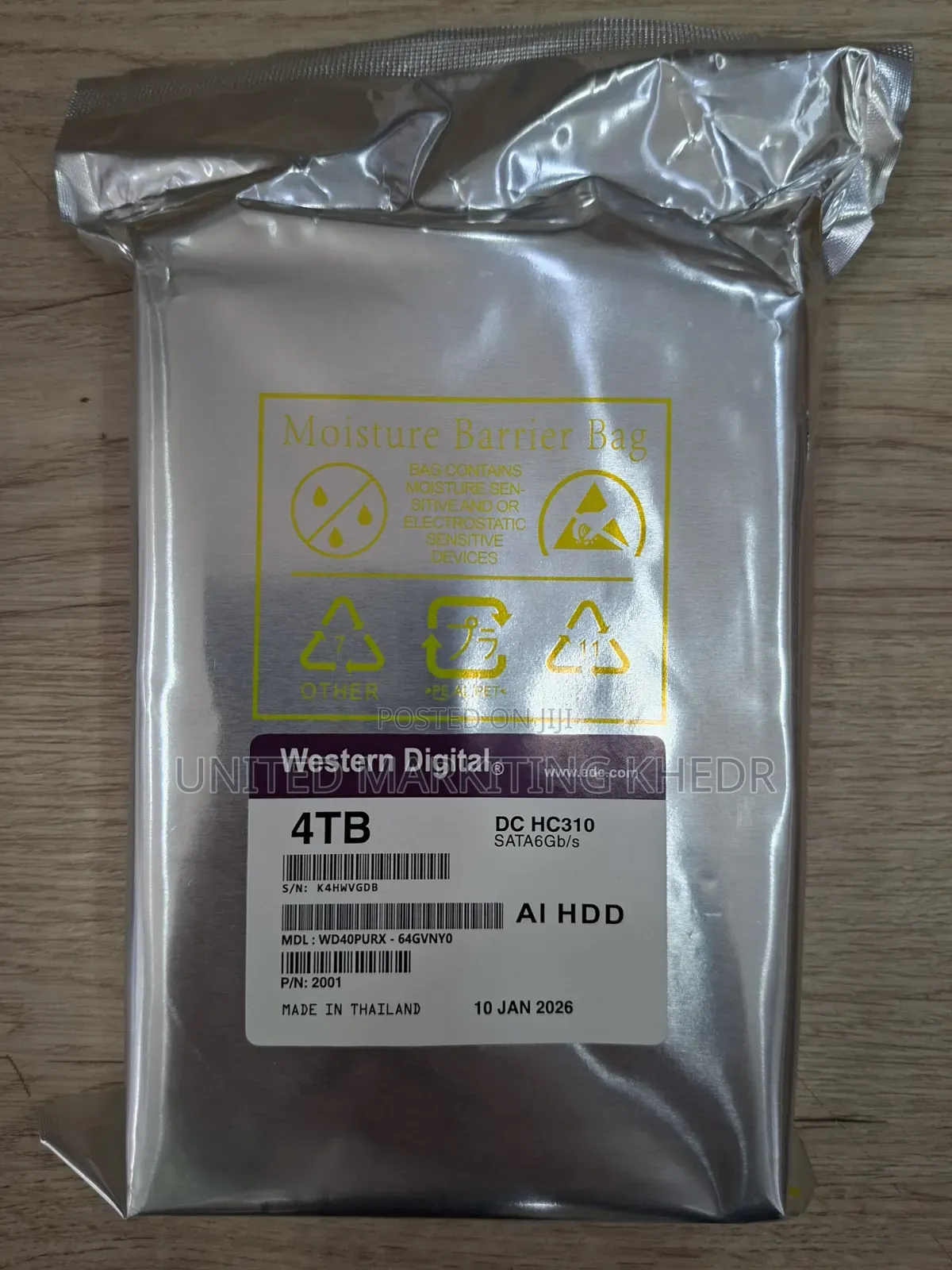 WD 4TB Surveillance Hard Drive CCTV