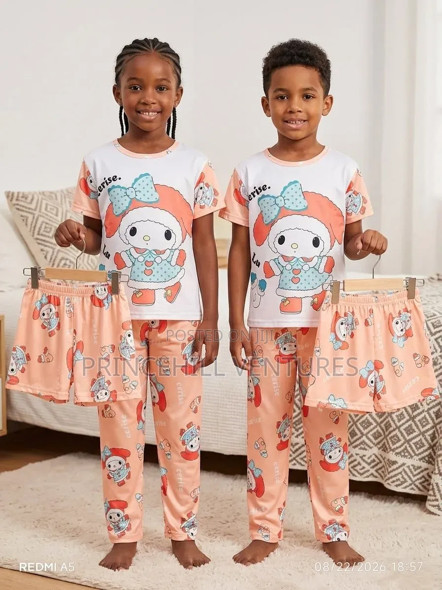 3-PC Set Nightwear/ Pyjamas for Kids
