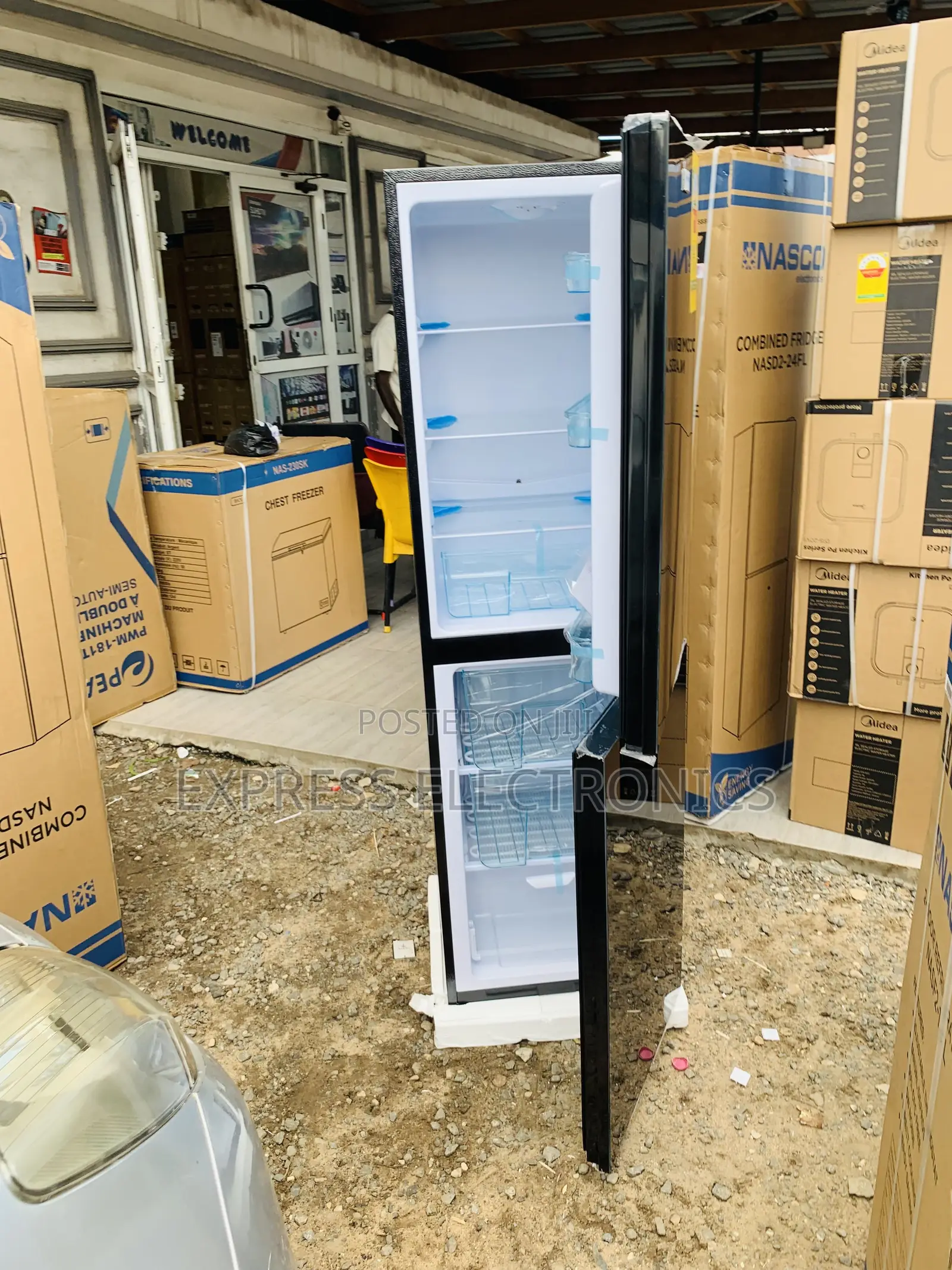 Call for Nasco NASD2-24FL 196L Double Door Bottom Freezer Refrigerator