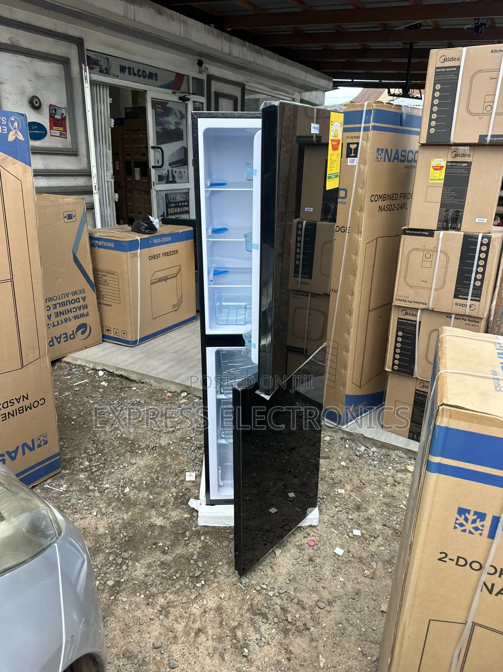 Call for Nasco NASD2-24FL 196L Double Door Bottom Freezer Refrigerator