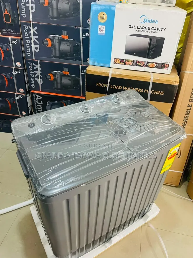 Low Electric Power Usage Nasco 11kg Twin-Tub Washing Machine