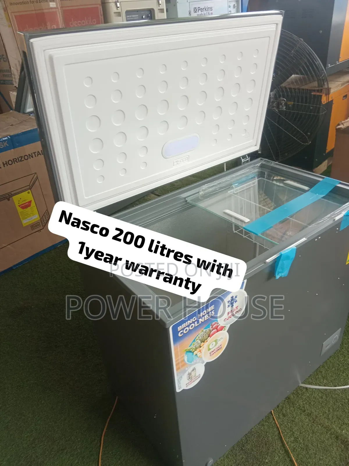 NASCO 200 Litres Chest Freezer – Reliable Heavy-Duty Freezer