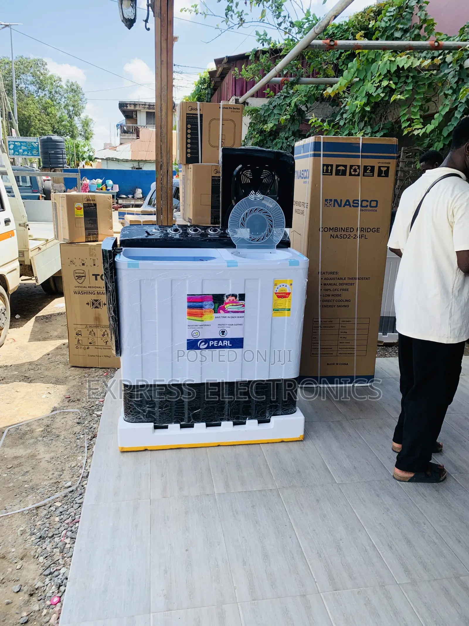 Brand New Pearl 12KG Twin Tub Washing Machine Semi Automatic PWM-12TT