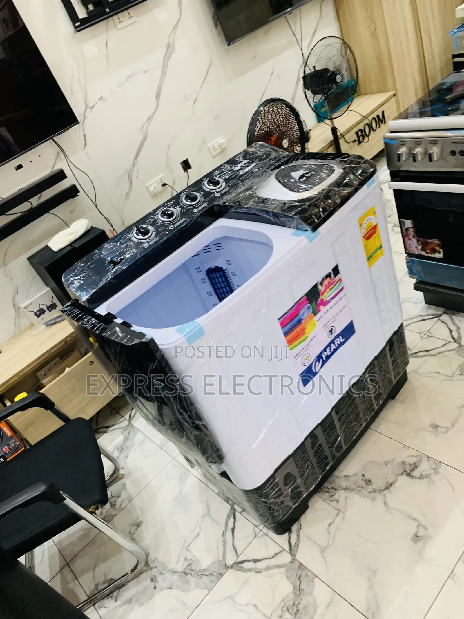 Pearl 18kg Washing Machine — High Capacity for Large Families