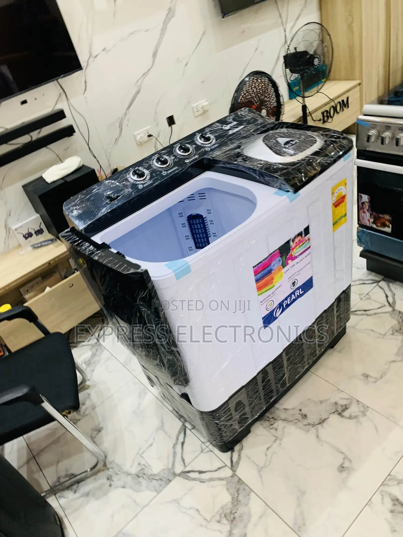 Pearl 18kg Washing Machine — High Capacity for Large Families