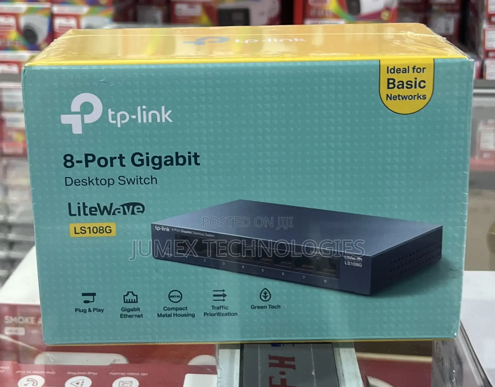 TP-Link 8-Port Gigabit Desktop Switch LiteWave LS108G