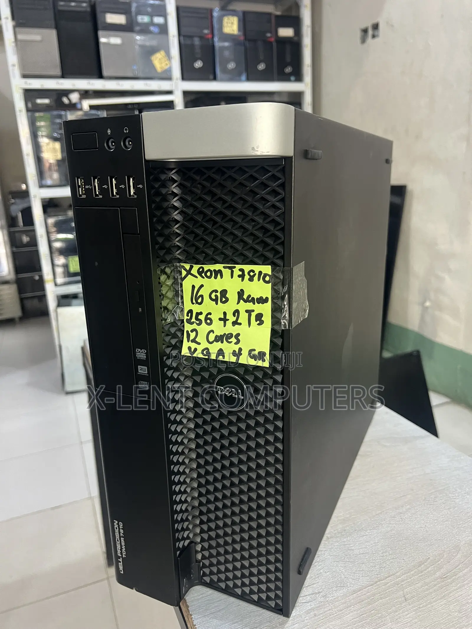 Desktop Computer Dell Precision 7810 16GB Intel Xeon HDD+SSD 256GB