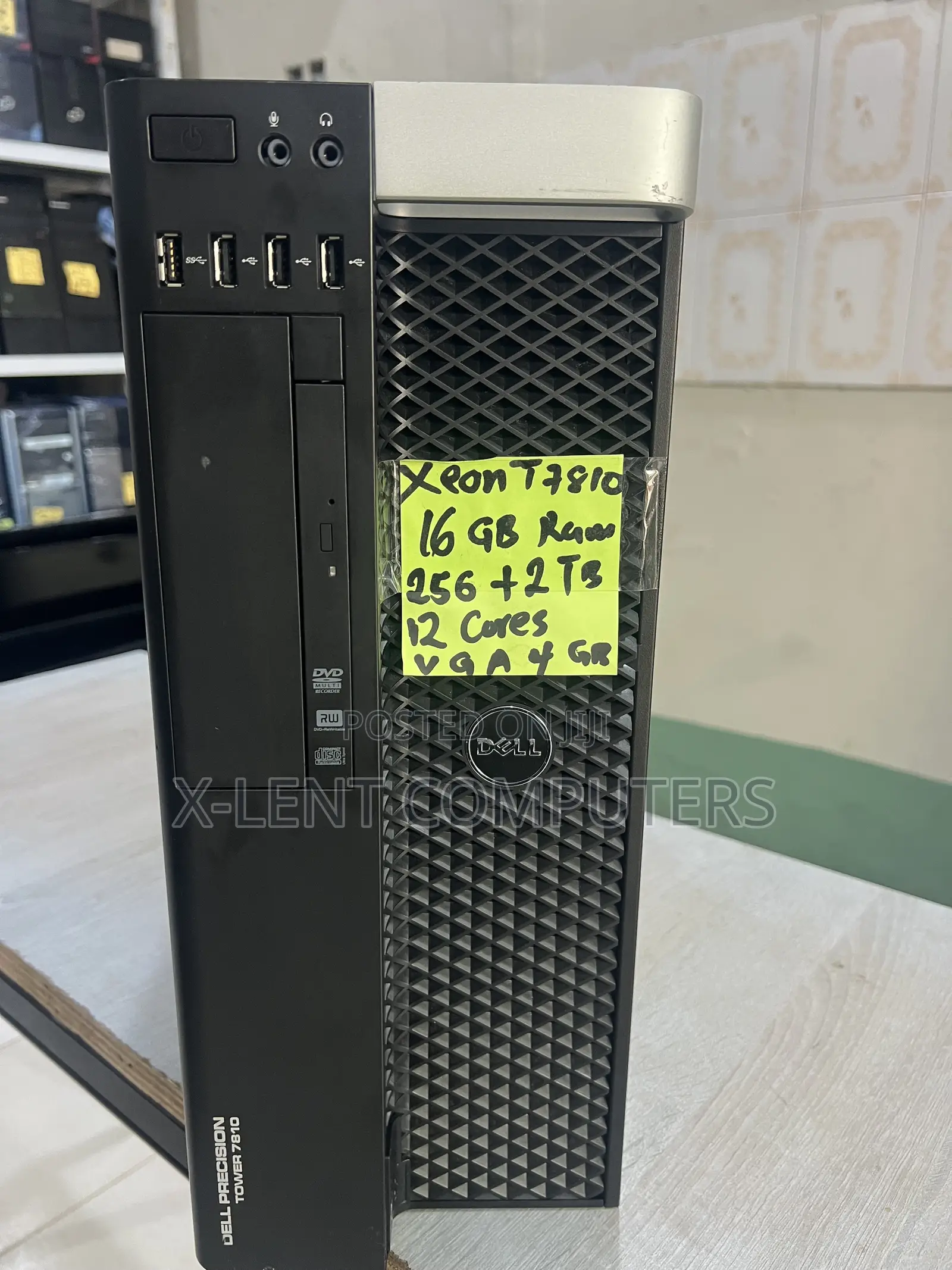 Desktop Computer Dell Precision 7810 16GB Intel Xeon HDD+SSD 256GB