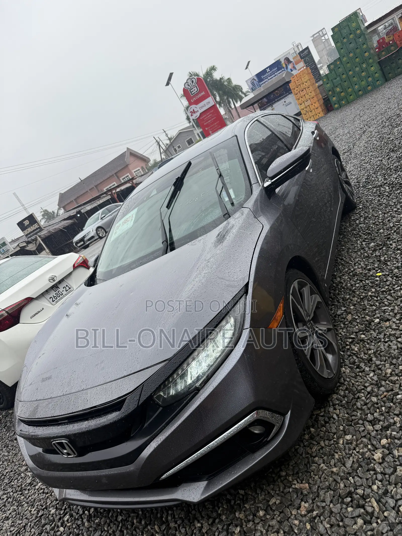 Honda Civic Touring Sedan 2019 Gray