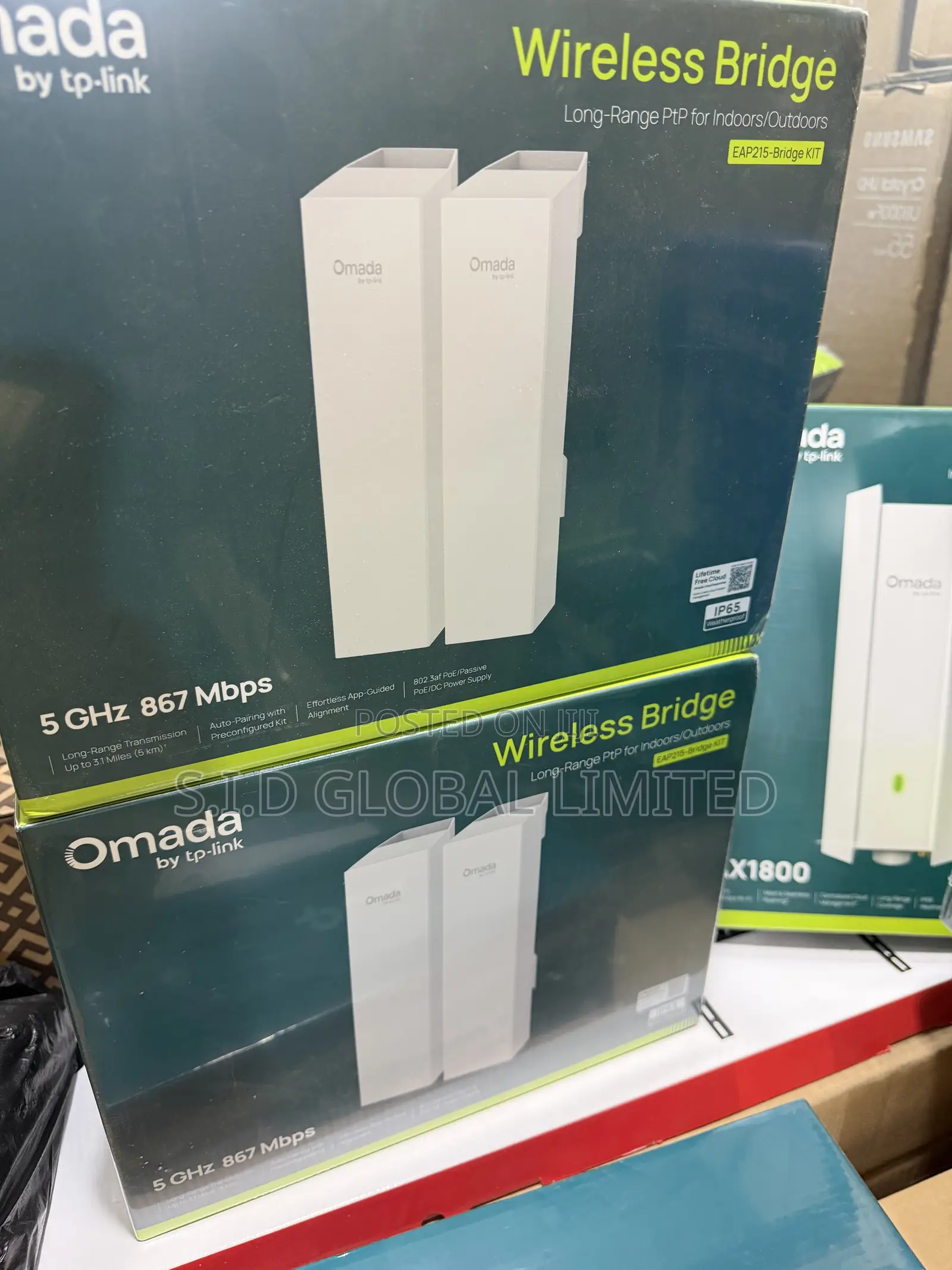 TP-Link EAP215 Bridge Kit 5km Long Range Indoor/Outdoor Access Point