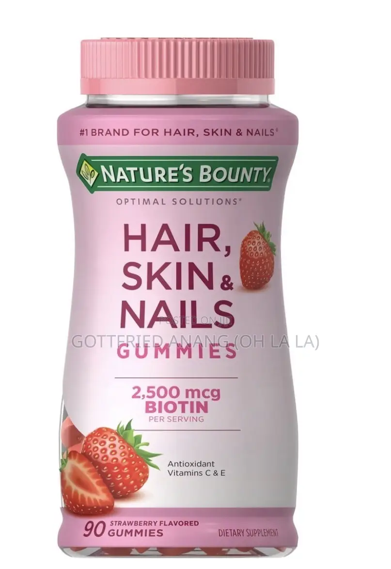 Nature's Bounty Hair Skin and Nail Vitamins With Biotin,
