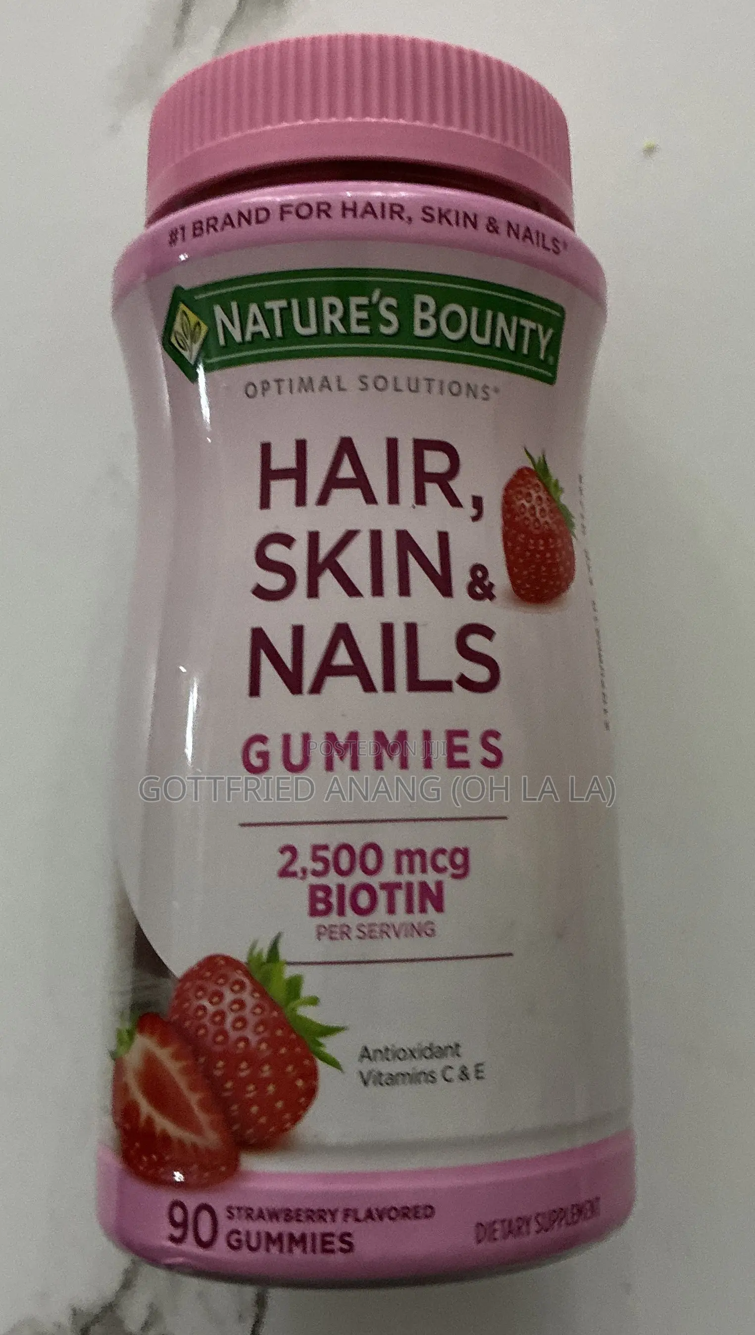 Nature's Bounty Hair Skin and Nail Vitamins With Biotin,