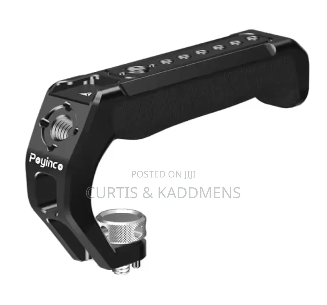 Camera Top Handle Grip With Cold Shoe Adapter Mount