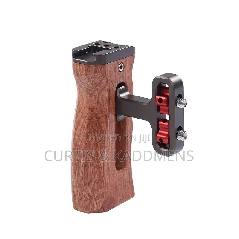 Camera Side Handle Handgrip With Cold Shoe Adapter Mount