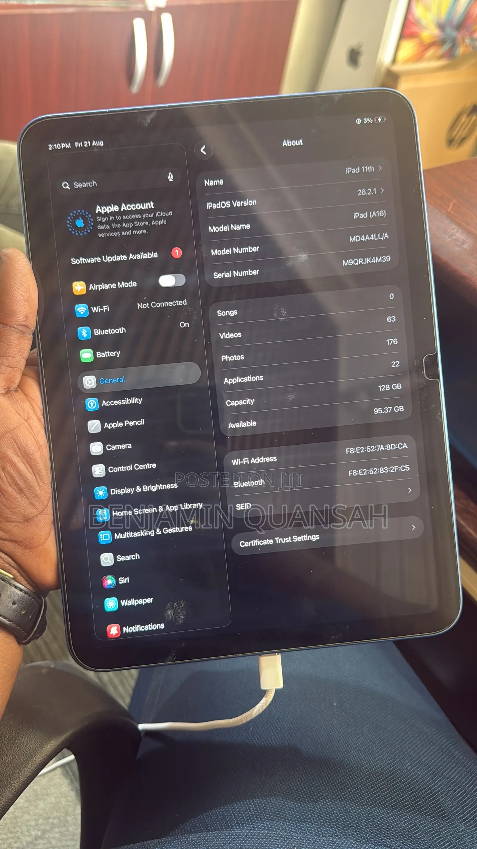 Apple iPad (2025) 128 GB Blue