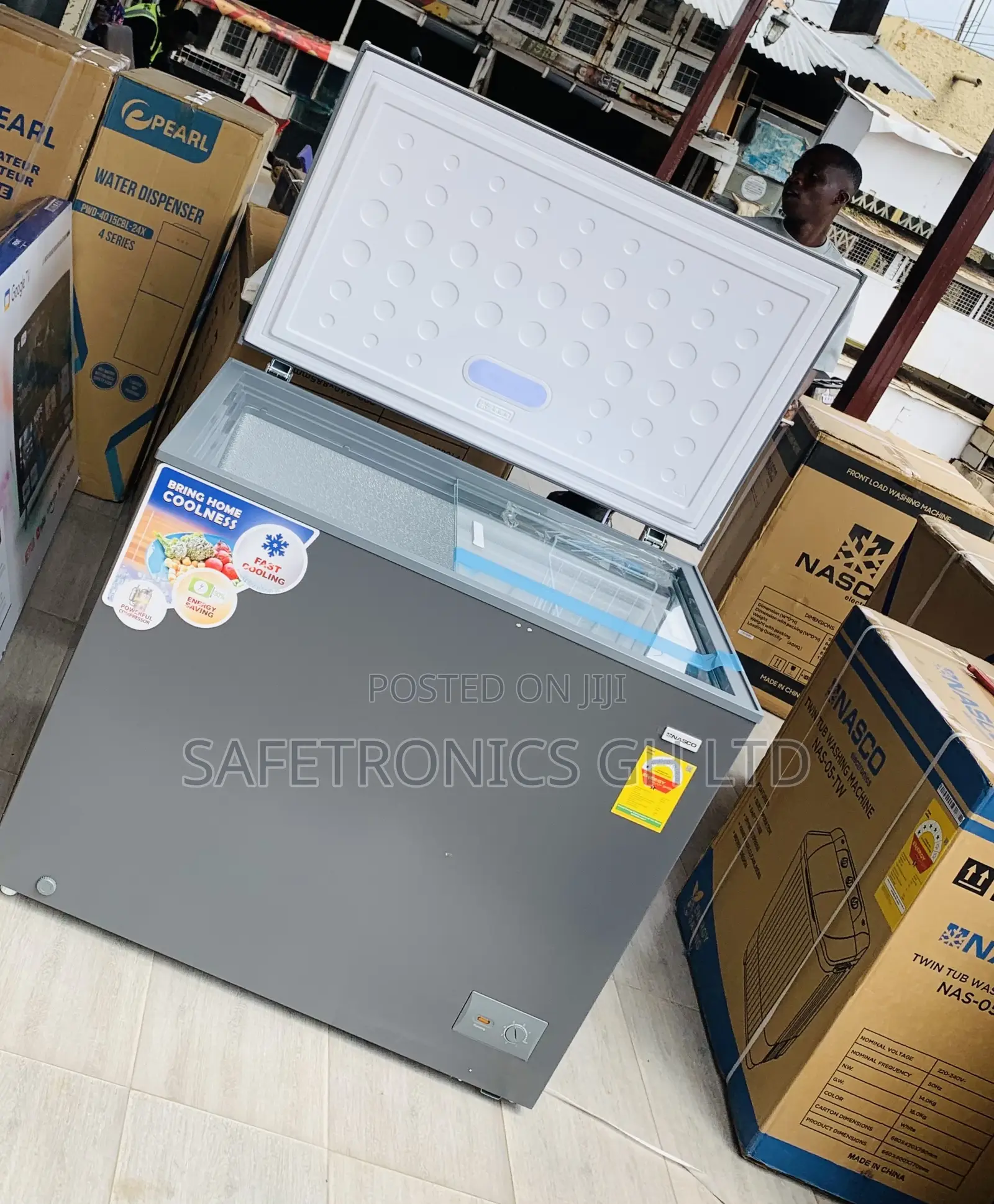 Durable Nasco 238 LTRS Chest Freezer-Nas-300fl Singledoor