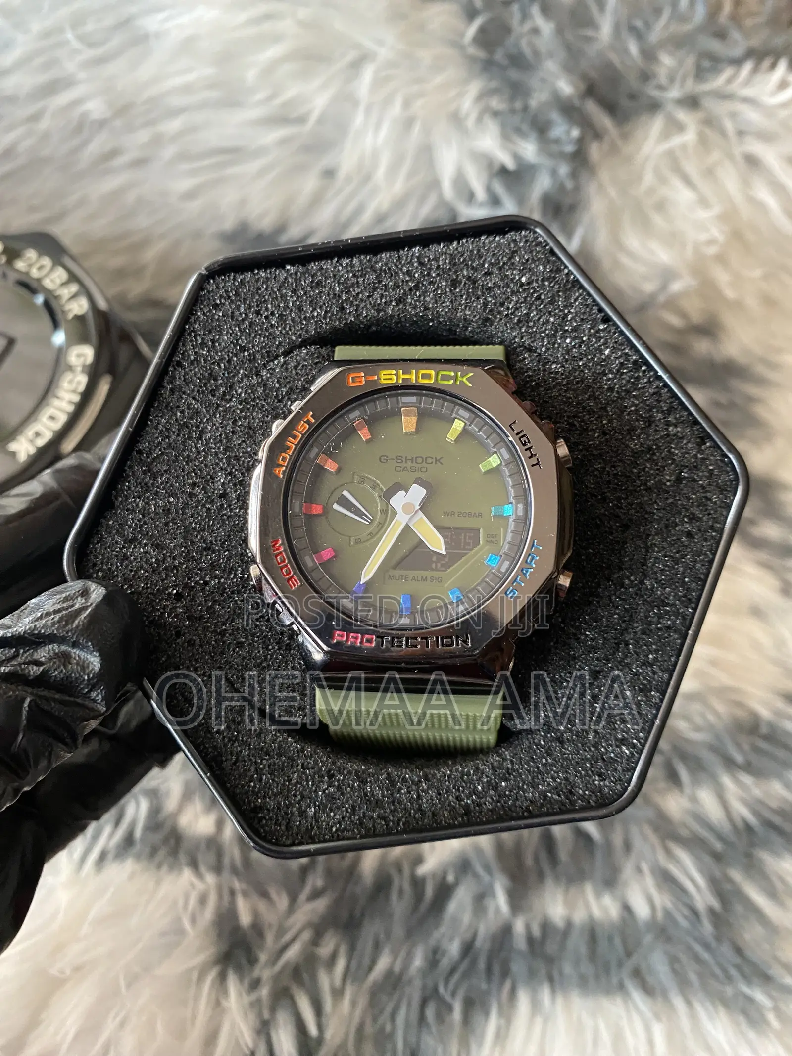Green Strap G Shock Watch