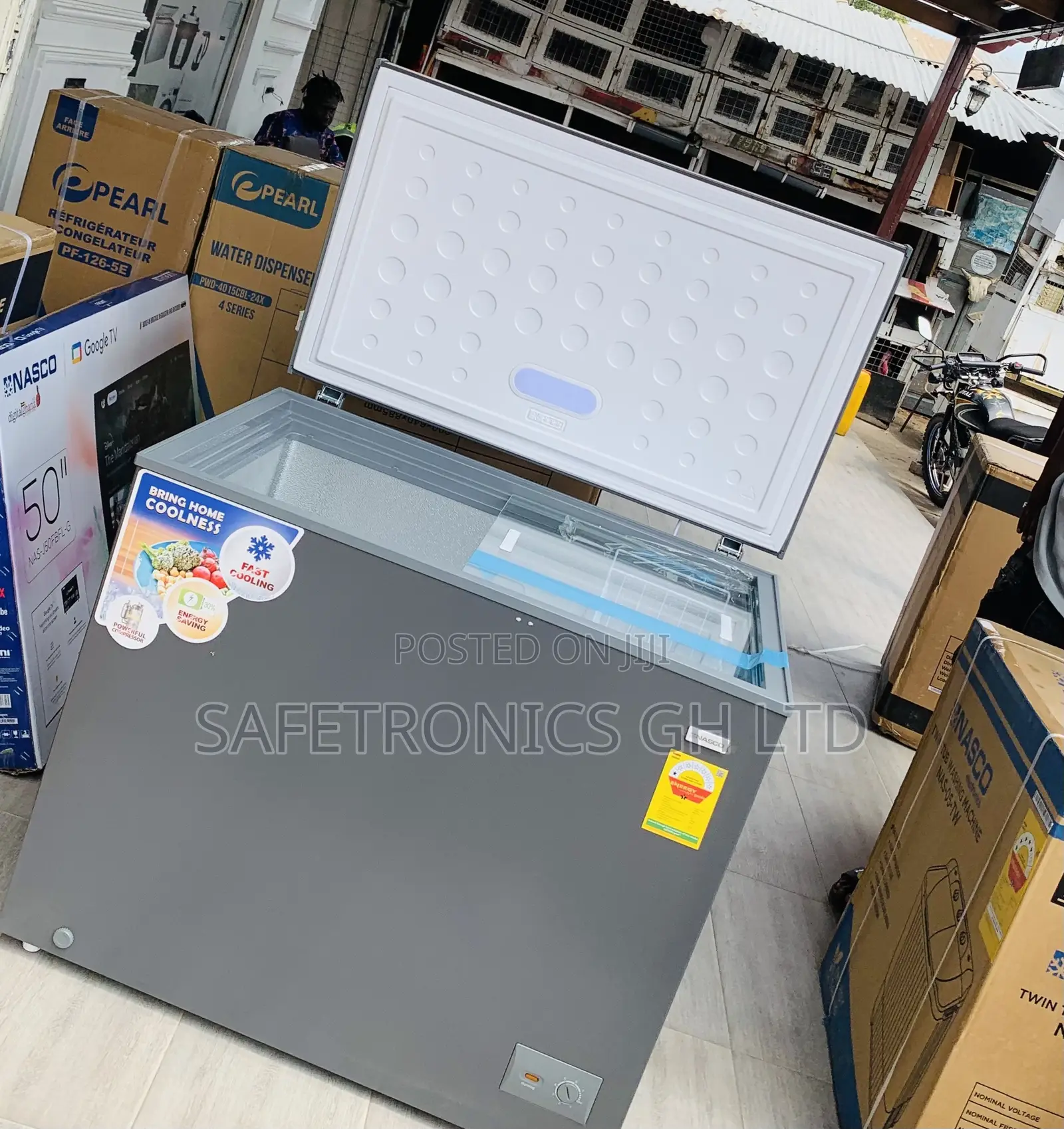 Kindly Buy Nasco 238 LTRS Chest Freezer-Nas-300fl Singledoor