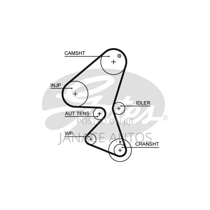 Citroën Ford Mazda Peugeot Toyota Gates 5587xs Timing Belt