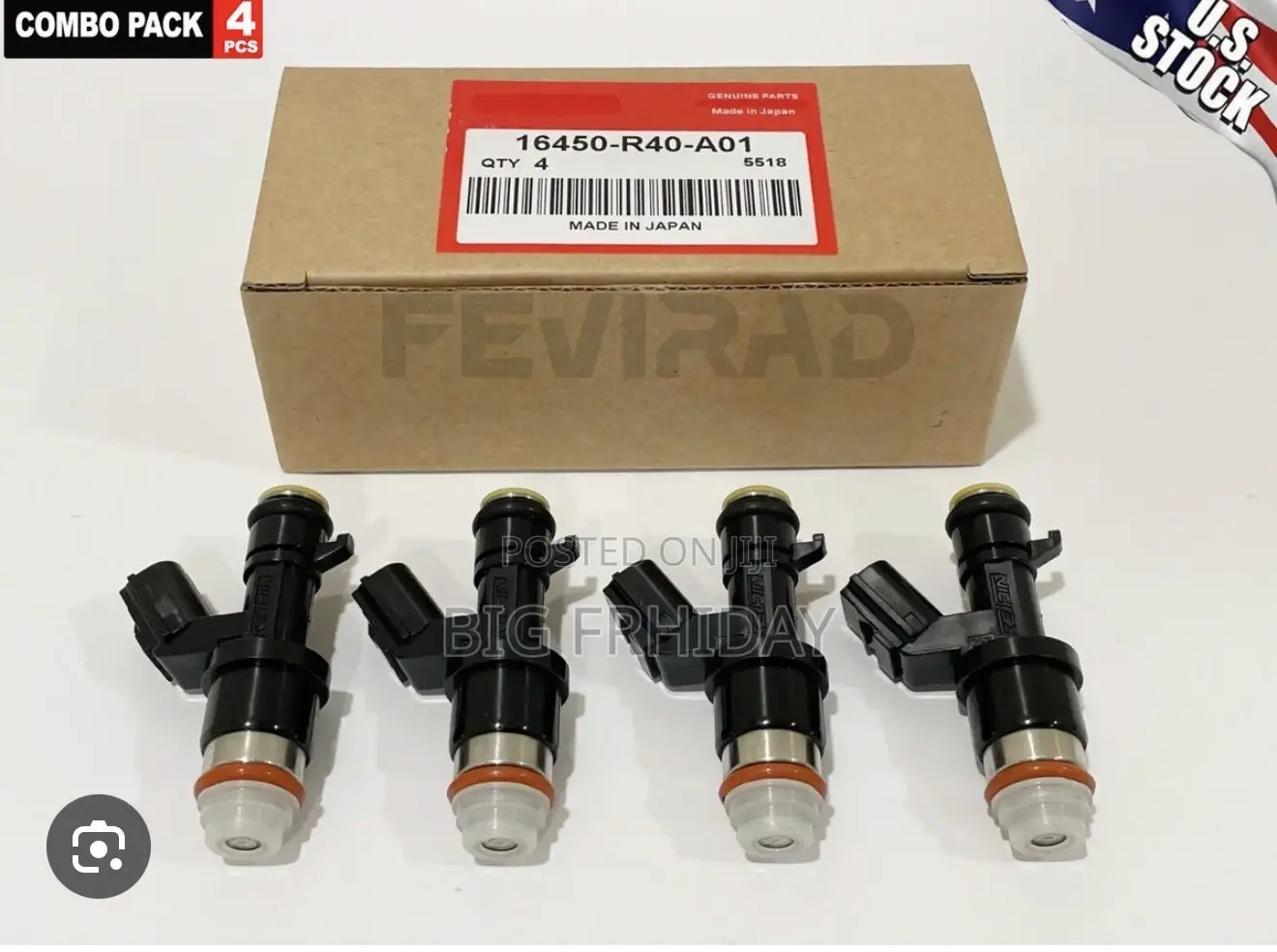 Toyota Corolla Yaris Vitz Highlander RAV4 Camry Hilux Injector