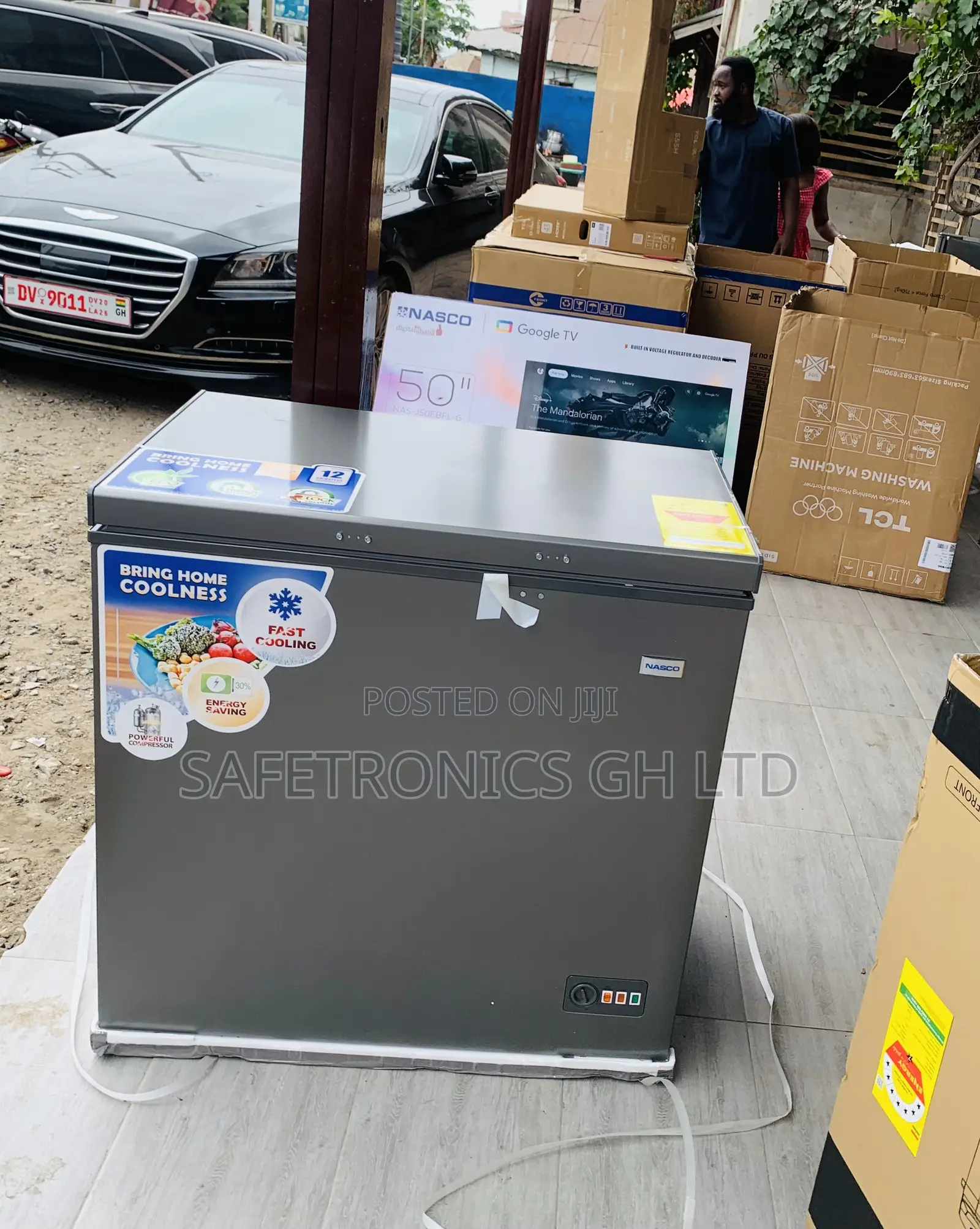 Secure Fast Nasco NAS-230SK Single-Door 198-Litre Chest Freezer