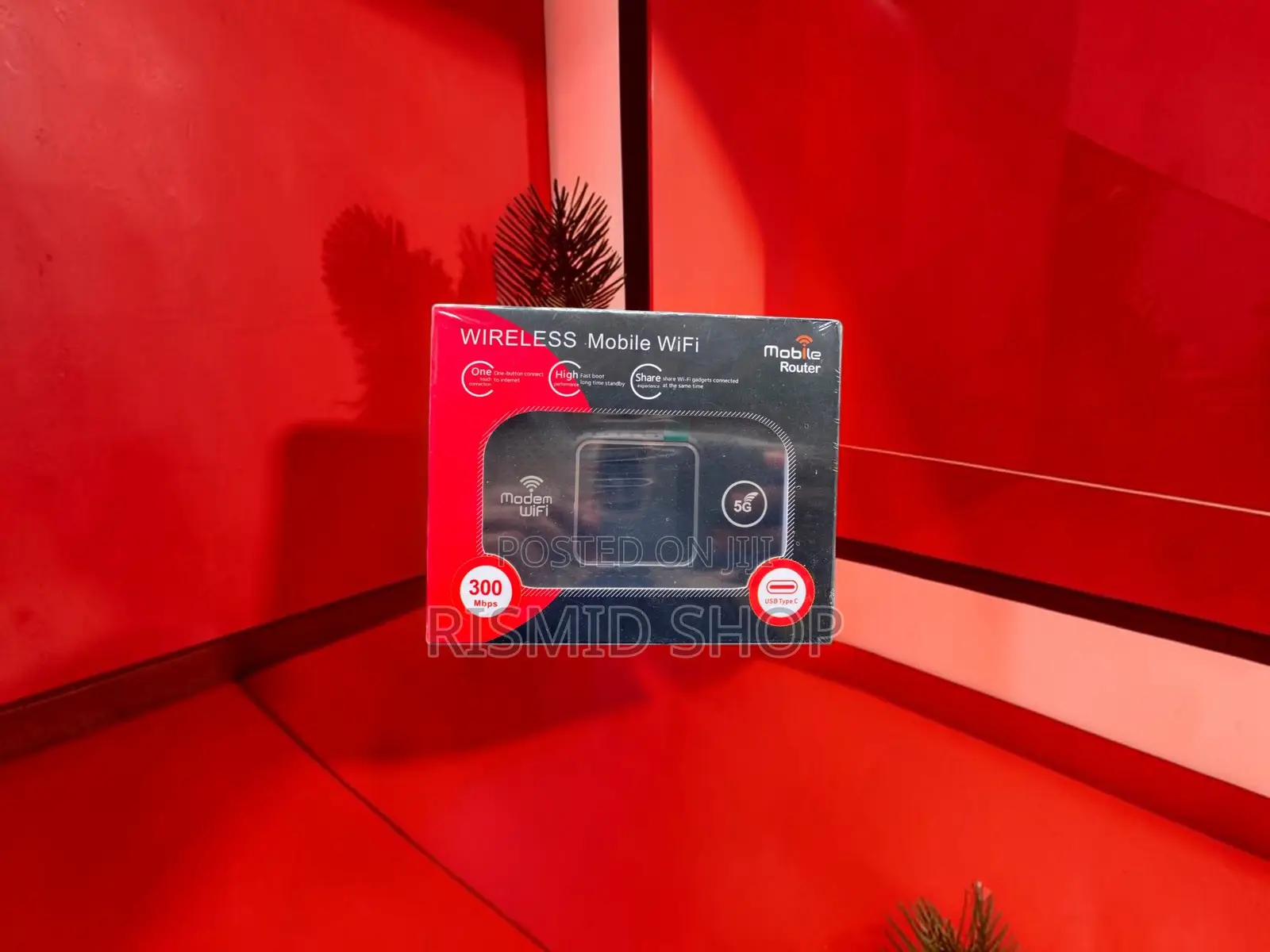 High-Speed 300Mbps Portable 5G LTE WiFi Router